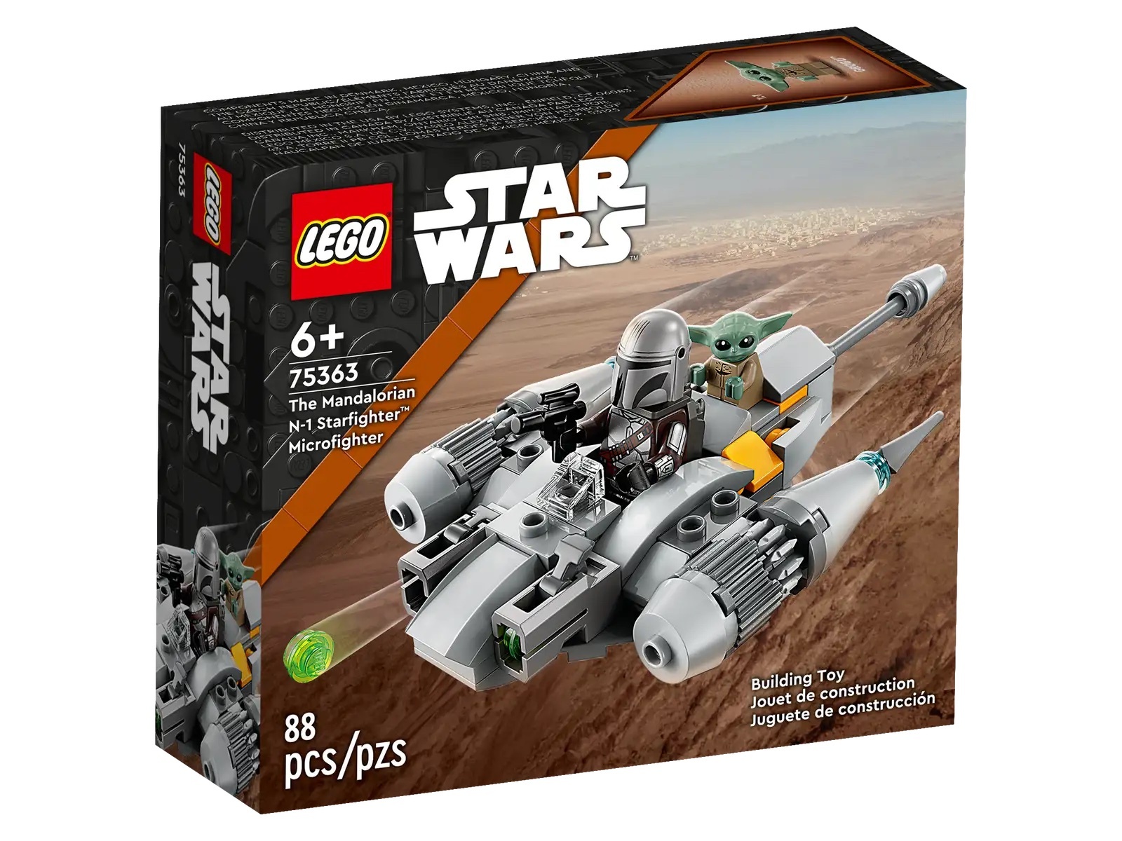 [飛米樂高積木專賣店] LEGO 75363 Star Wars-曼達洛 N-1 星船 微型戰鬥機
