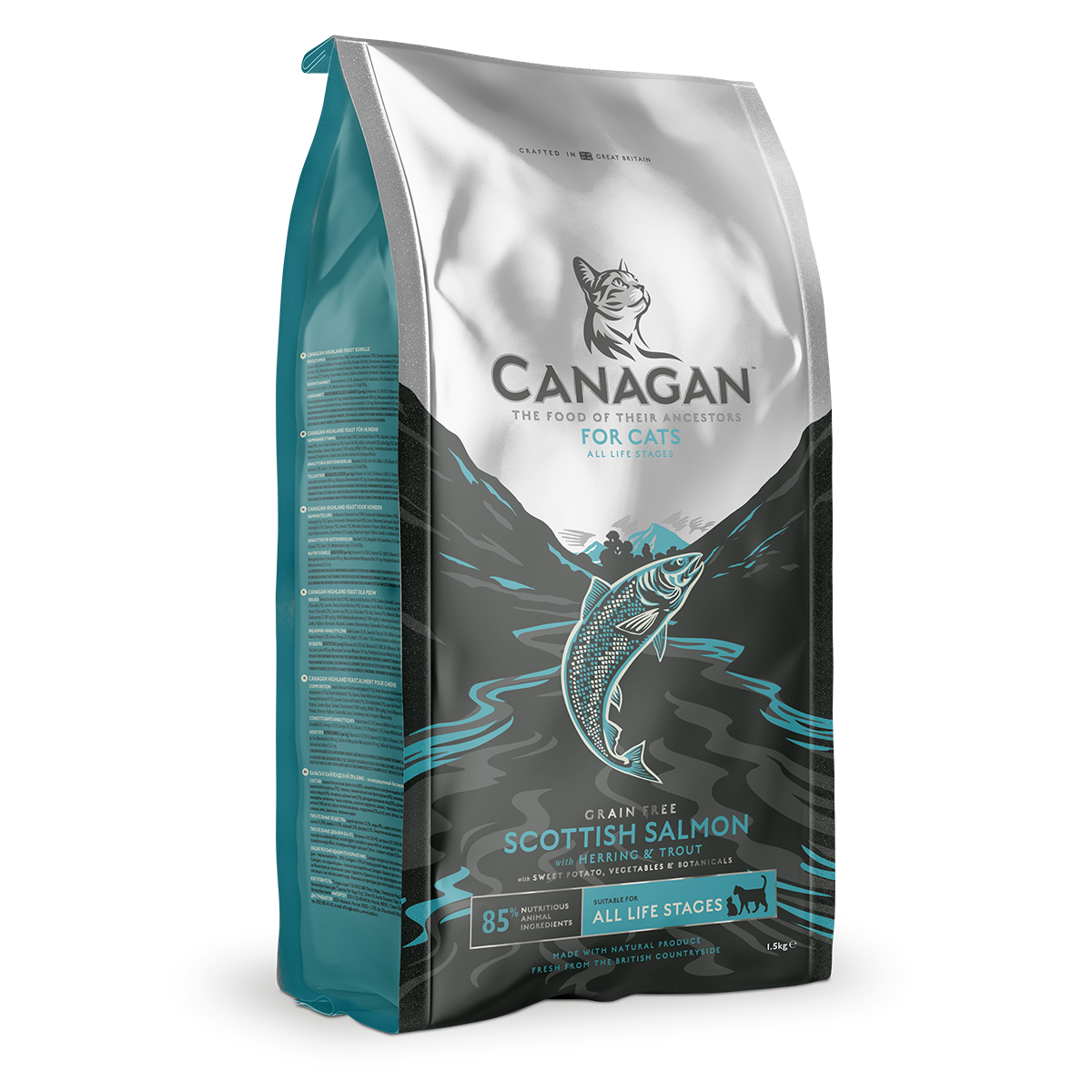 Canagan Dry Cat Food Scottish Salmon 1.5kg/4kg