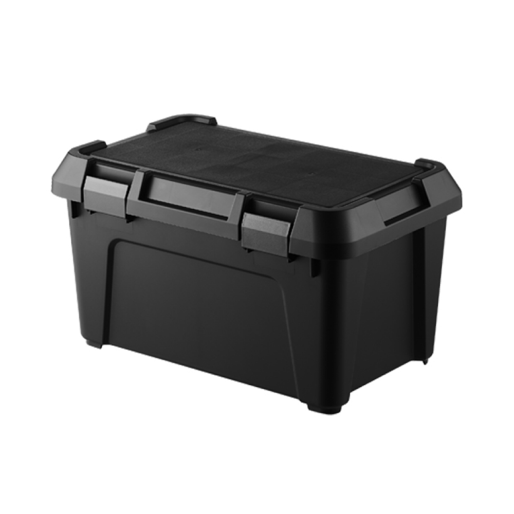 【日本JEJ ASTAGE】黑化耐重RV收納桶 140-A20 38L