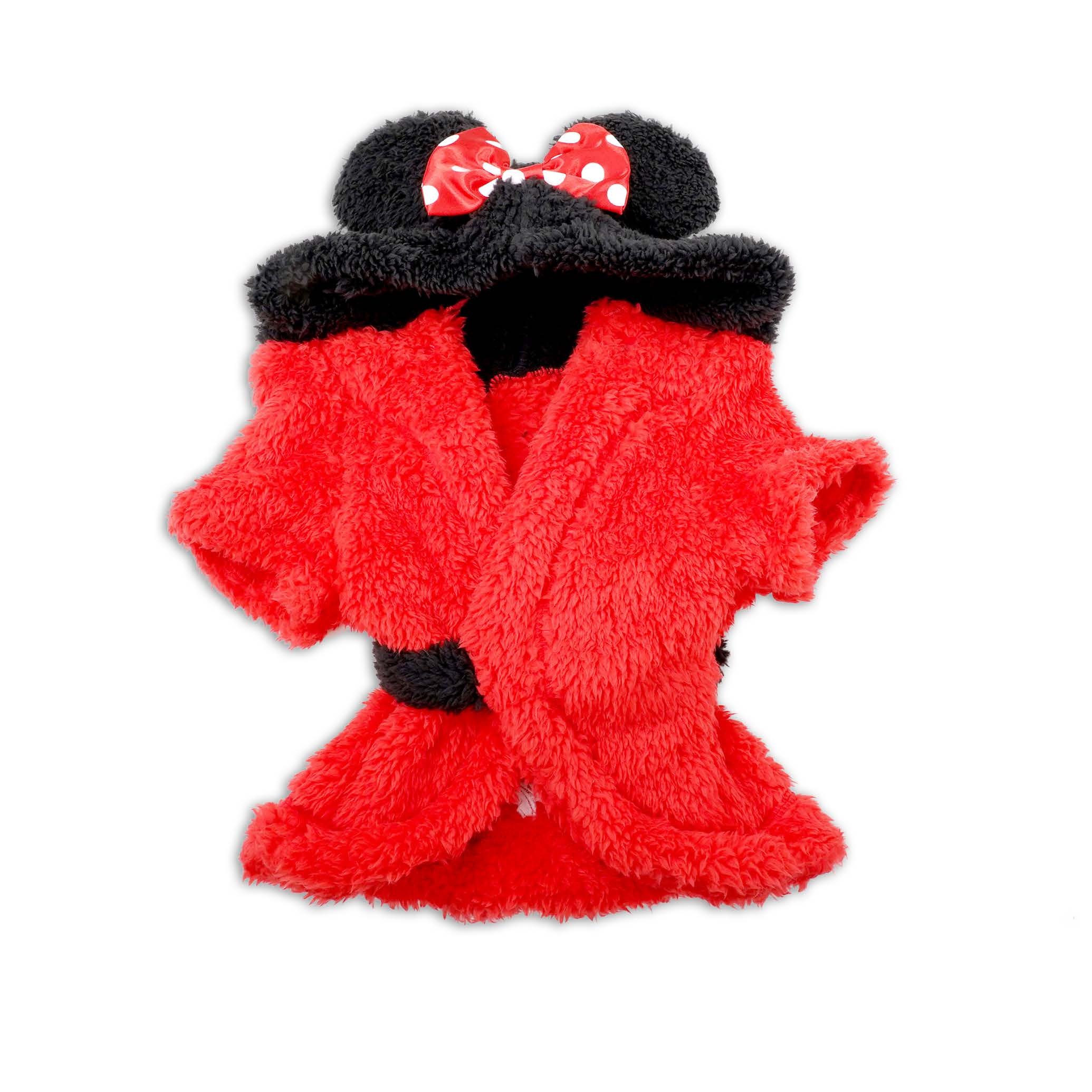 Minnie Mouse Premium Disney  Spa Robe for Pets