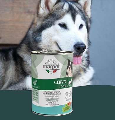 意大利 Marpet Equilibria均衡系列 狗濕糧 400g - 鹿肉【原箱24 罐】