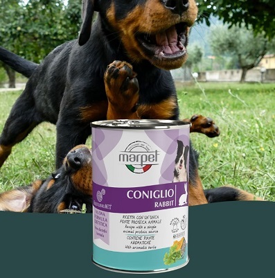 意大利 Marpet Equilibria均衡系列 狗濕糧 410g - 兔肉【原箱24 罐】