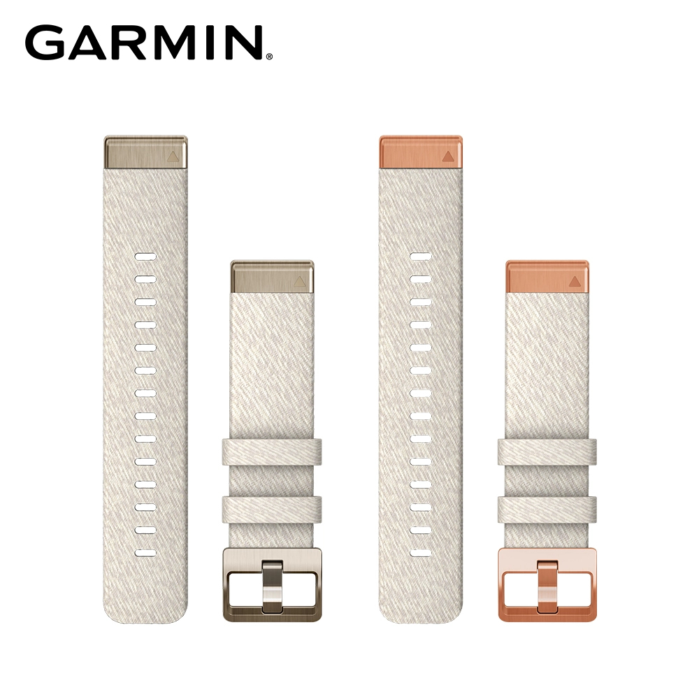 【GARMIN】QuickFit 20mm 尼龍編織錶帶(Fenix 7S)