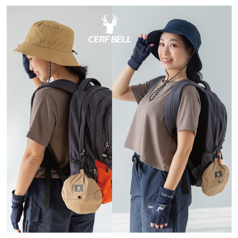 【肌涼】【Outdoor/戶外專業系列】防潑摺疊收納露營漁夫帽丨7AH0049