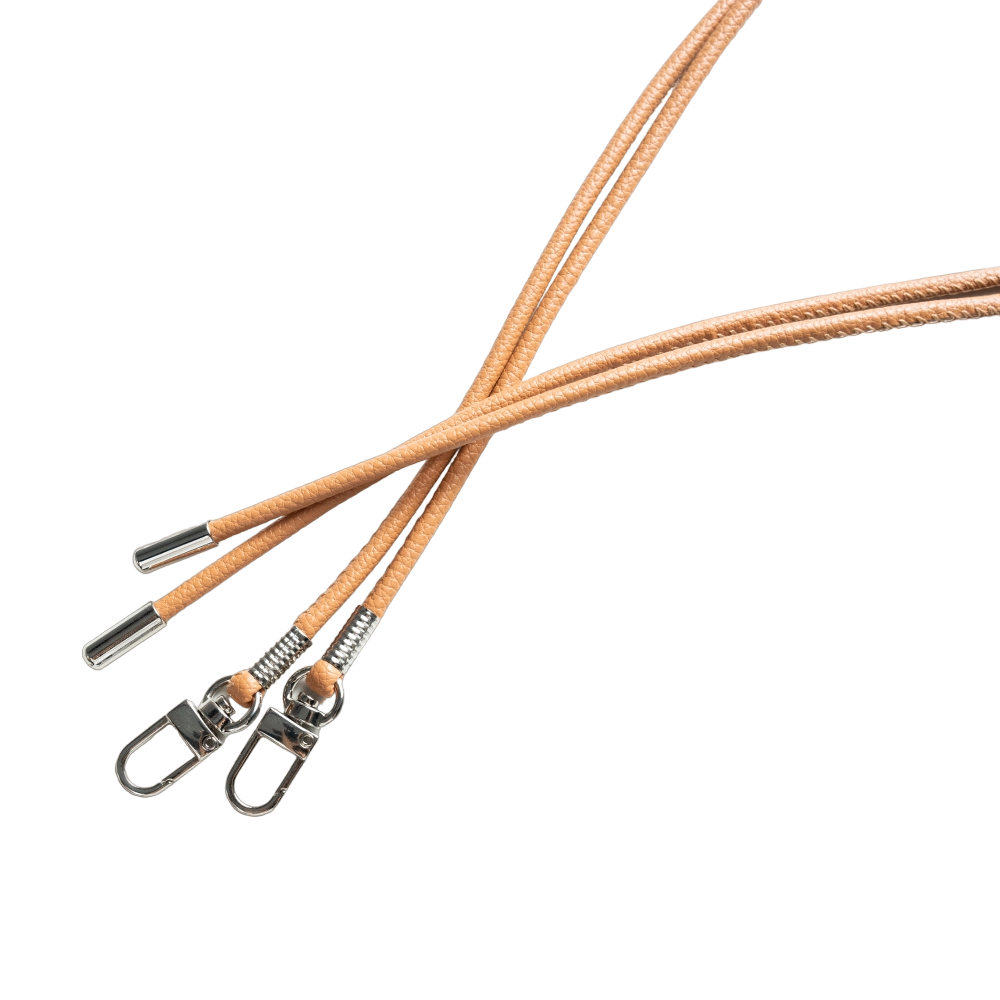 皮革背帶掛繩 / (摩卡棕)