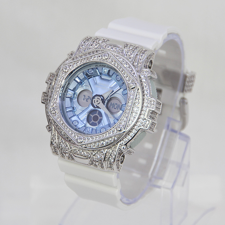 銀色 改裝手錶 BA-130-7A2 - Rokkaku