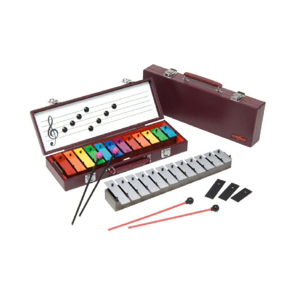 HAOSEN HAOSEN / HGL-12RB / HGL-12S 12音 桌上鐘琴 (彩虹鍵 / 銀色鍵) — 三峽配件 / 週邊｜YA! 玩音樂