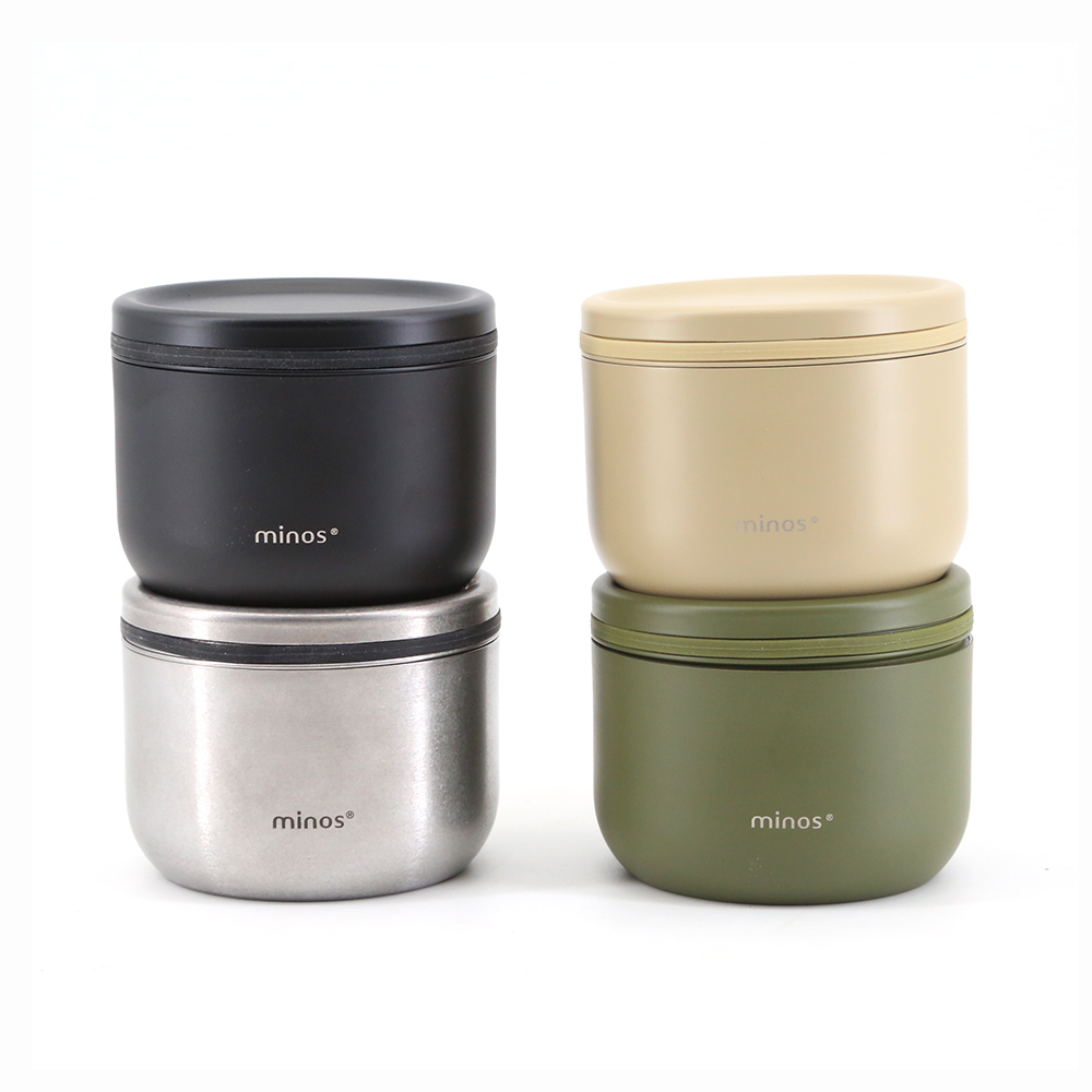 minos 儲豆罐 60g（氣密保鮮／堆疊收納／露營攜帶）