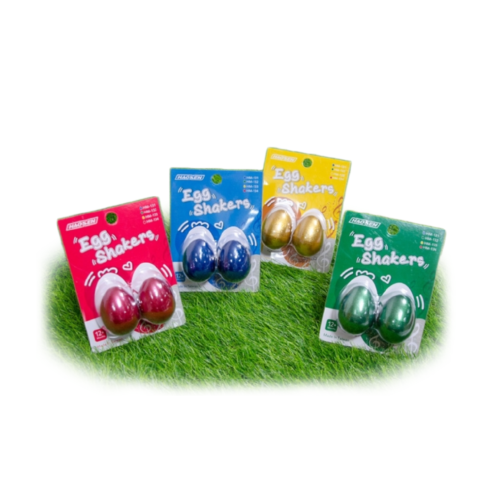 HAOSEN HAOSEN / HM-131, 132, 133, 134 藍 / 綠 / 金 / 紅色 蛋沙鈴 第 2 張圖片｜三峽鼓 / 打擊