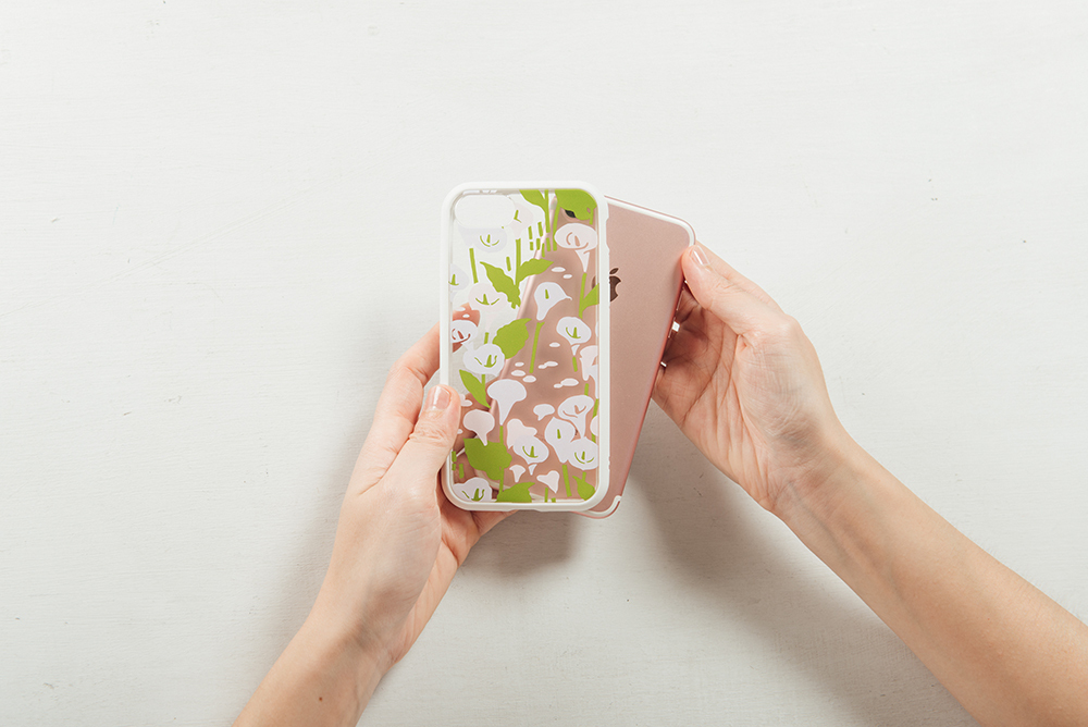 印花樂犀牛盾手機殼背板