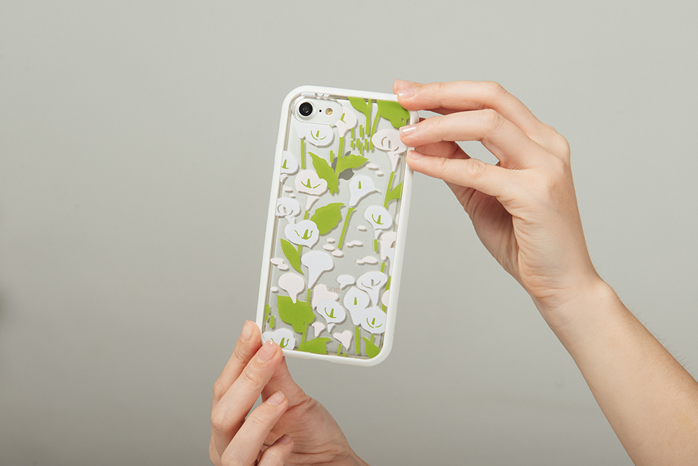 印花樂犀牛盾手機殼背板