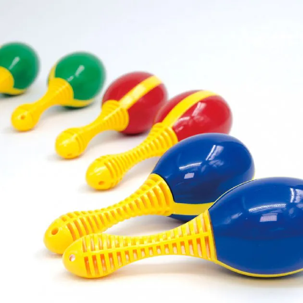 HAOSEN HAOSEN / HM-215Y, 216Y, 217Y 黃柄迷你手搖沙鈴 第 2 張圖片｜三峽鼓 / 打擊