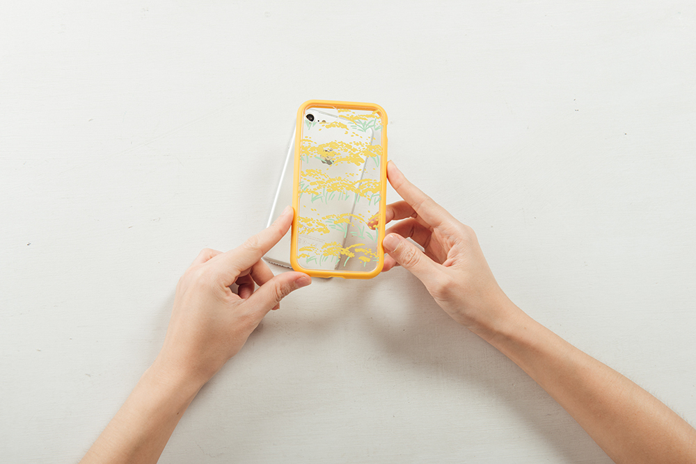 印花樂犀牛盾手機殼背板