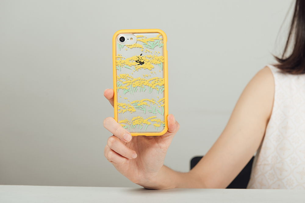 印花樂犀牛盾手機殼背板