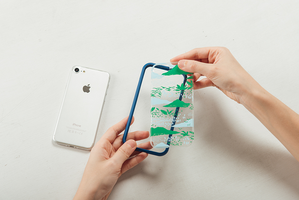 印花樂犀牛盾手機殼背板