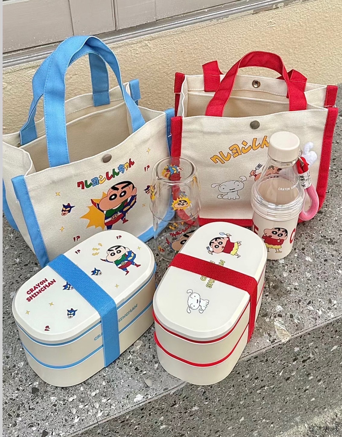 #現貨 蠟筆小新 限量便當盒 便當袋