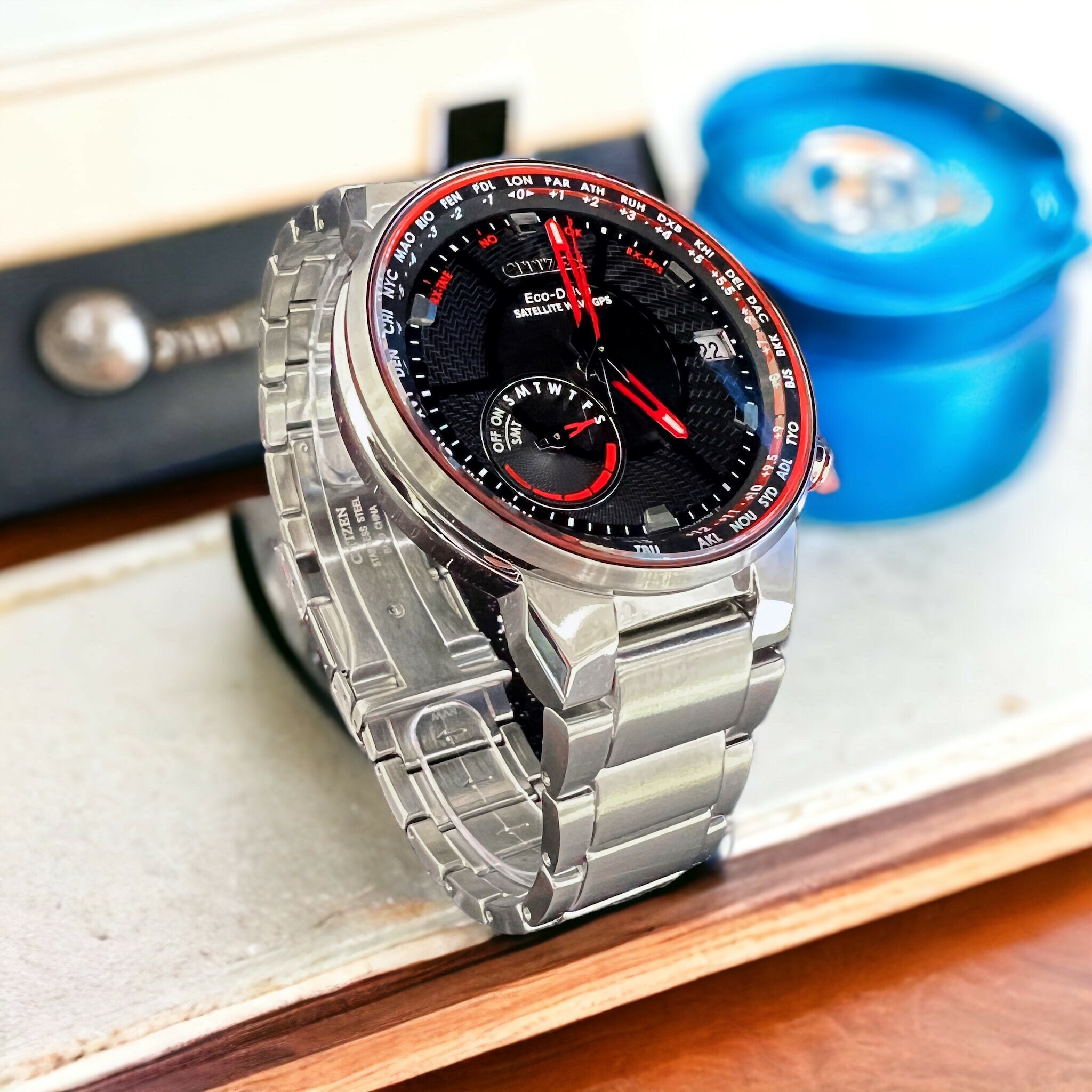 【CITIZEN 星辰】GPS衛星對時時尚男錶 CC3031-51E 44mm 現代鐘錶