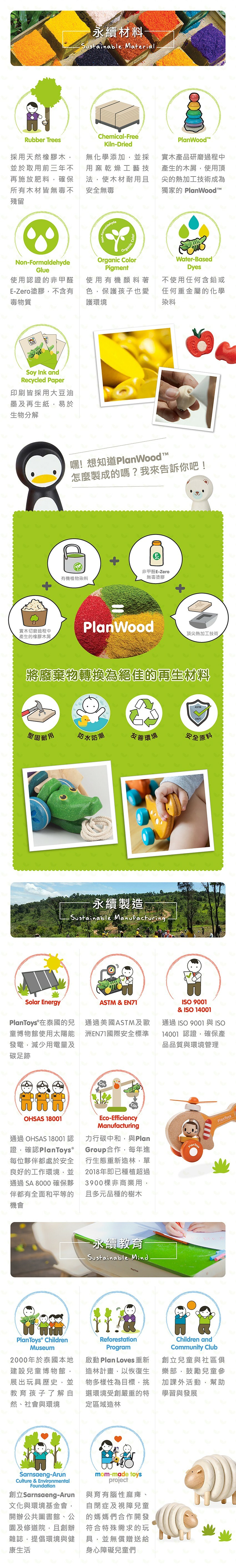 永續材料、永續製造、永續教育