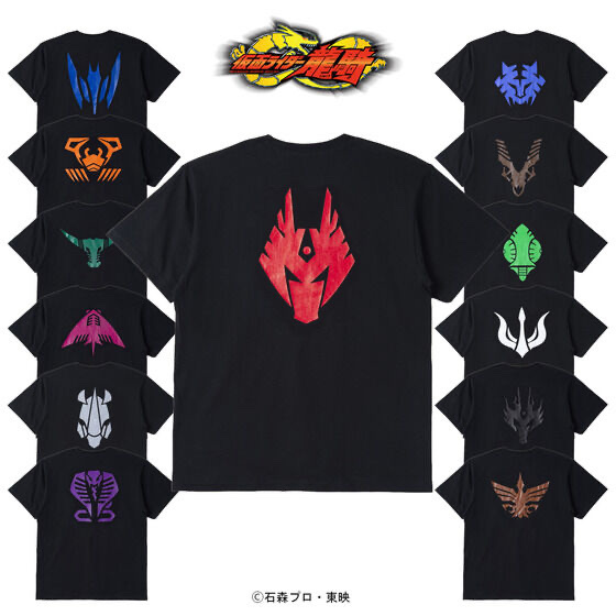 Pbandai 預訂2023/9月 仮面ライダー龍騎　Tシャツ クレスト柄 （全13種）