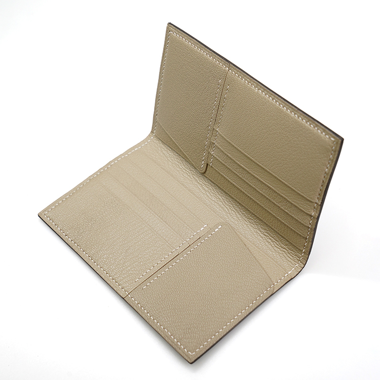 Medium Wallet 【 Sandstone Beige 】Italian Goatskin Wallet