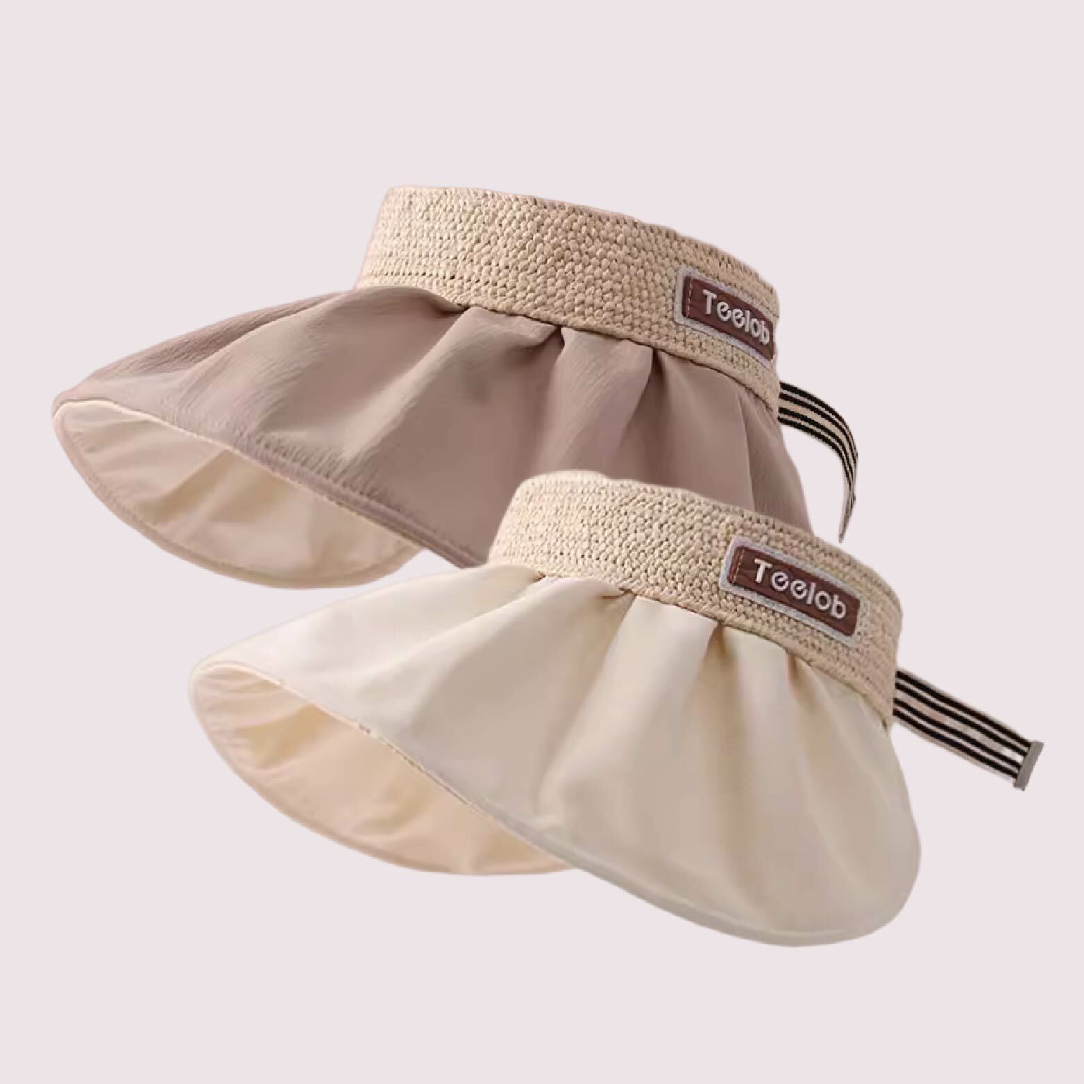 【JA1286】簡約貝殼空頂遮陽帽＊二色