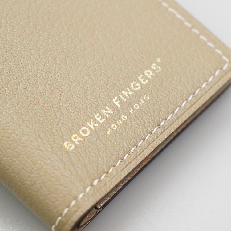 Mini Wallet 【 Sandstone Beige 】Italian Goatskin Wallet