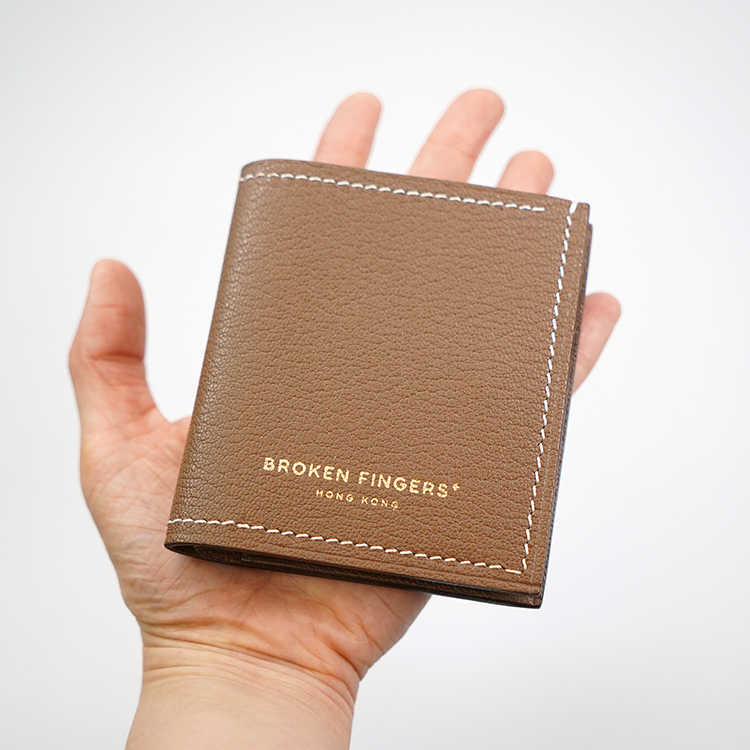 Mini Wallet 【 Earthy Taupe 】Italian Goatskin Wallet
