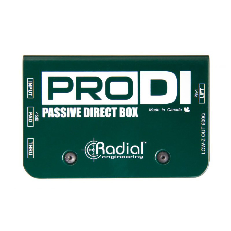 Radial Radial ProDI Passive DI Box 被動式DI盒 — 三峽吉他 / Bass｜YA! 玩音樂