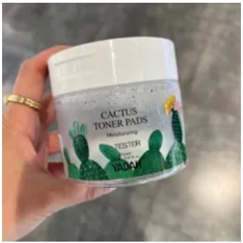 [S] BEAUTYYADAH CACTUS TONER PADS MOISTURIZING, 8809340385769 (SBU16)