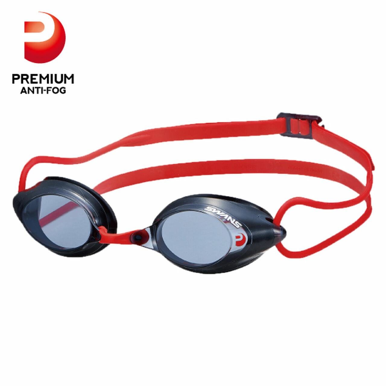 青少年/成人 SPX-NPAF 競賽泳鏡 - 黑/紅