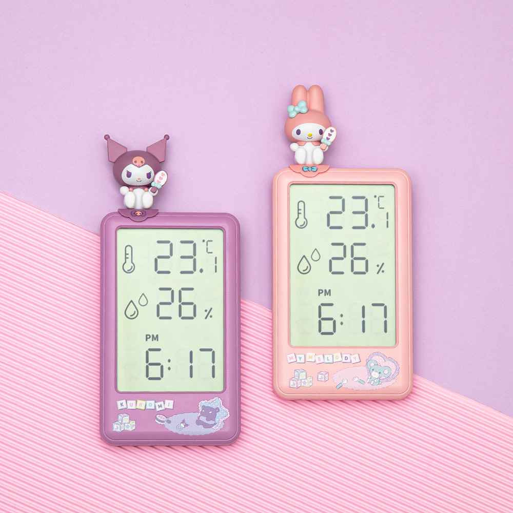 ROYCHE Sanrio Thermo Humidity Clock