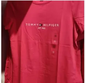 [S] TOMMY HILFIGER CREWNECK T-SHIRT,PINK, 76J3260-653 (STH334)