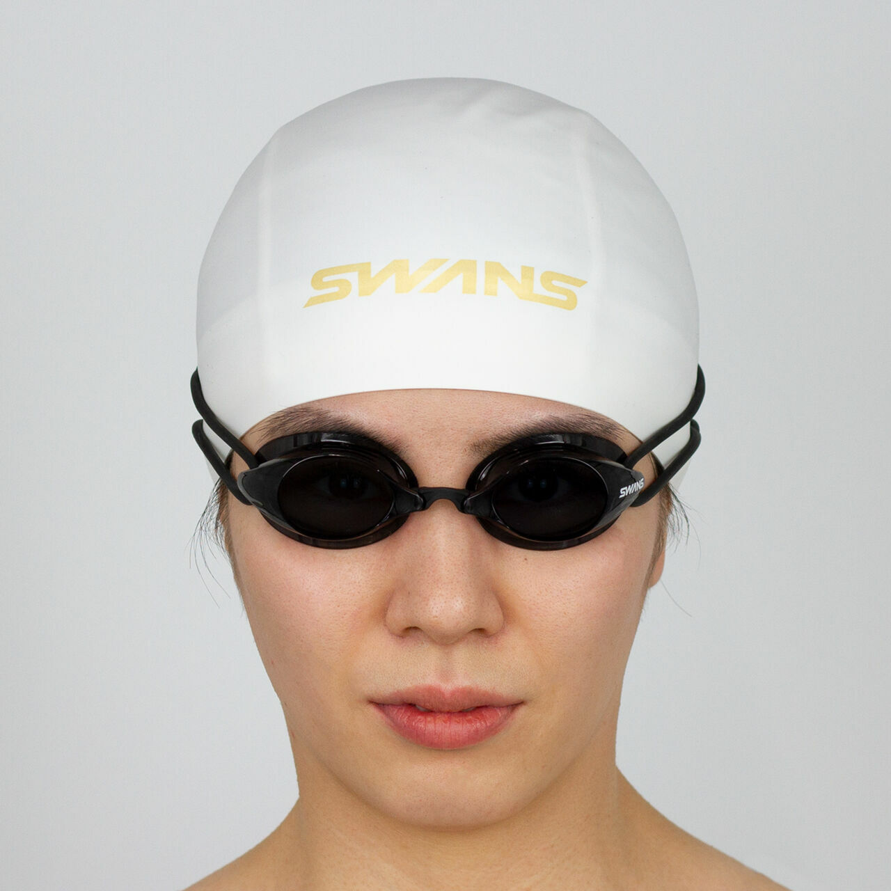 成人 SR-7N 競賽泳鏡 - 深灰