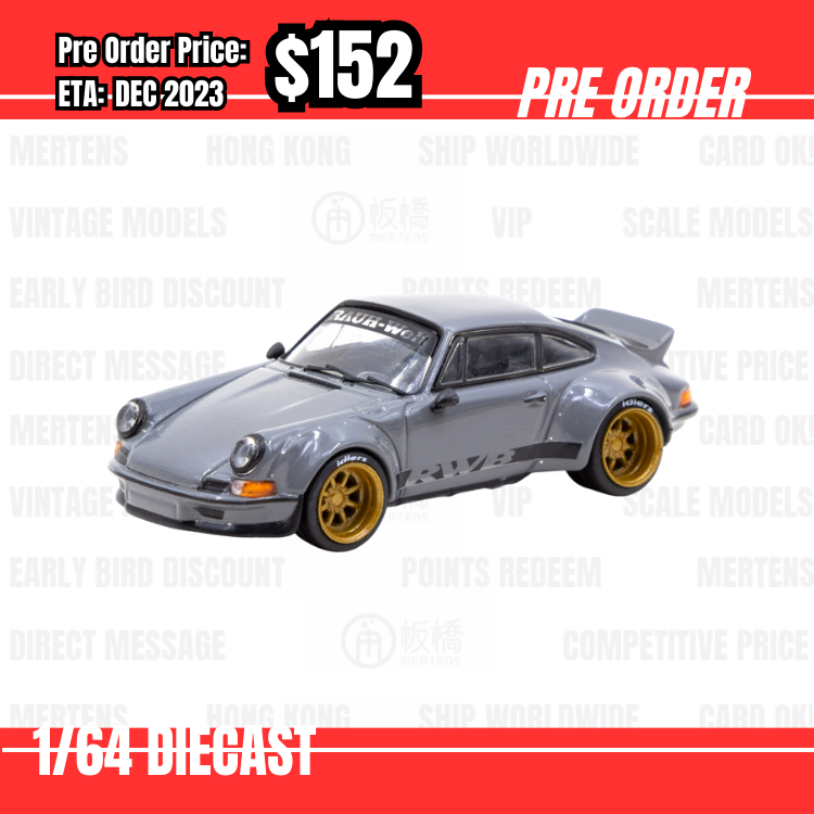 PO-$152 * Tarmac * 1:64 RWB Backdate Grey [27/07]