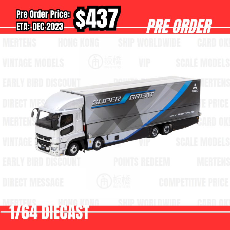 PO-$437 * Tarmac * 1:64 Mitsubishi Fuso Super Great [27/07]