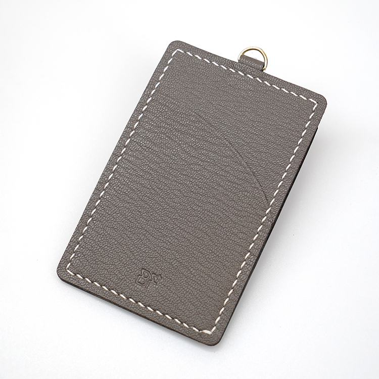 ID Holder 【 Smoky Dark Grey 】Italian Goatskin Small Accessories