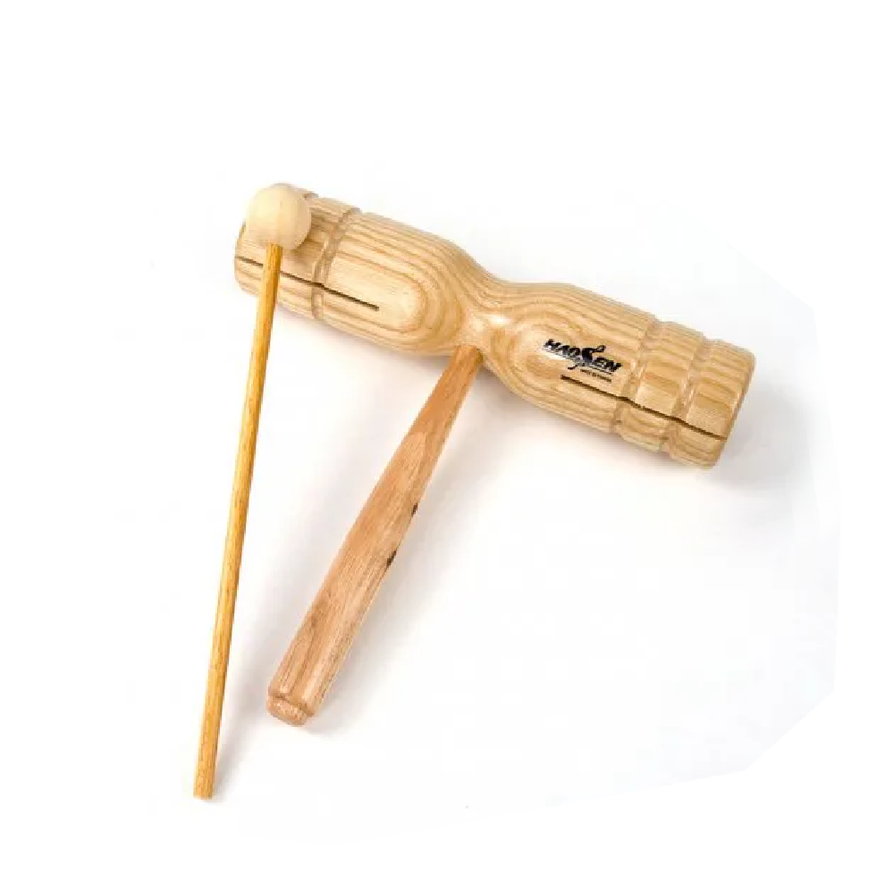 HAOSEN HAOSEN / HW-410L 原木色 雙頭木魚 — 三峽配件 / 週邊｜YA! 玩音樂