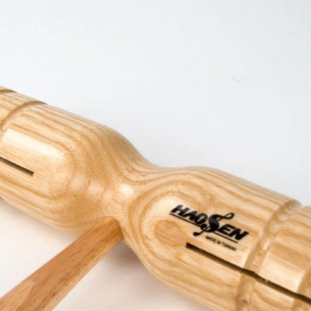 HAOSEN HAOSEN / HW-410L 原木色 雙頭木魚 第 3 張圖片｜三峽配件 / 週邊