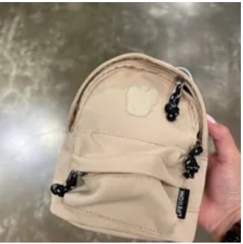 [S] LIFEWORK RADOG PATCH LOGO MINI BACKPACK,BEIGE, LW235BG912-1-10 (SLW246)