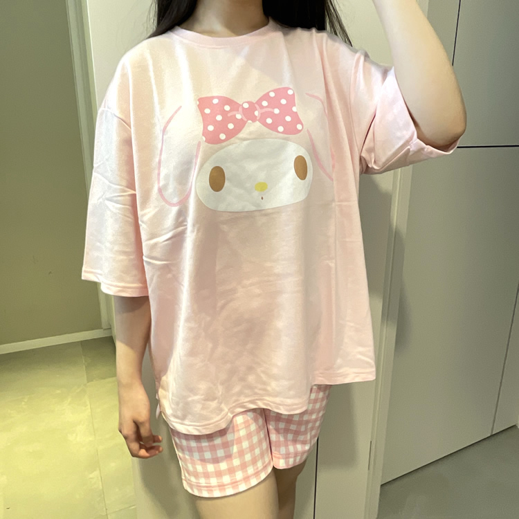 23091-MM Sanrio My Melody 大面短袖 T-shirt 家居服套裝 #SJ23-754587