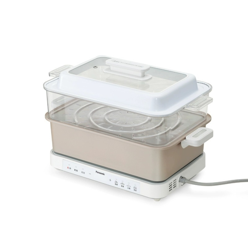 【全球配送】日本 Panasonic 聚嗨盤 H1 家用多功能電蒸鍋烤肉蒸魚火鍋燉蒸煮一體鍋 ｜香港發送