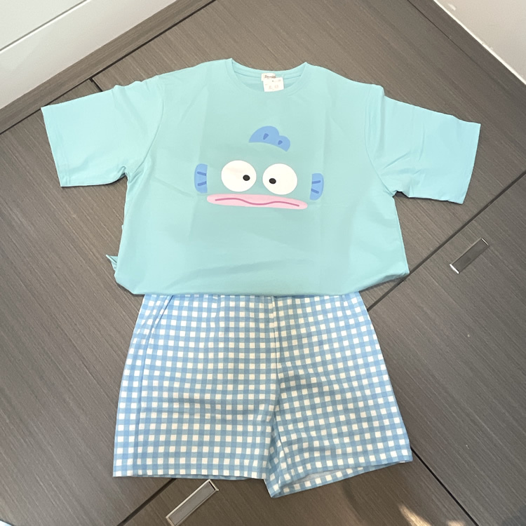 23091-HG Sanrio 水怪大面短袖 T-shirt 家居服套裝 #SJ23-754617