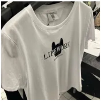 [S] LIFEWORK RADOG PRINT SHORT SLEEVE TEE,WHITE, LW232TS809-2-00 [FINAL SALE] (SLW251)