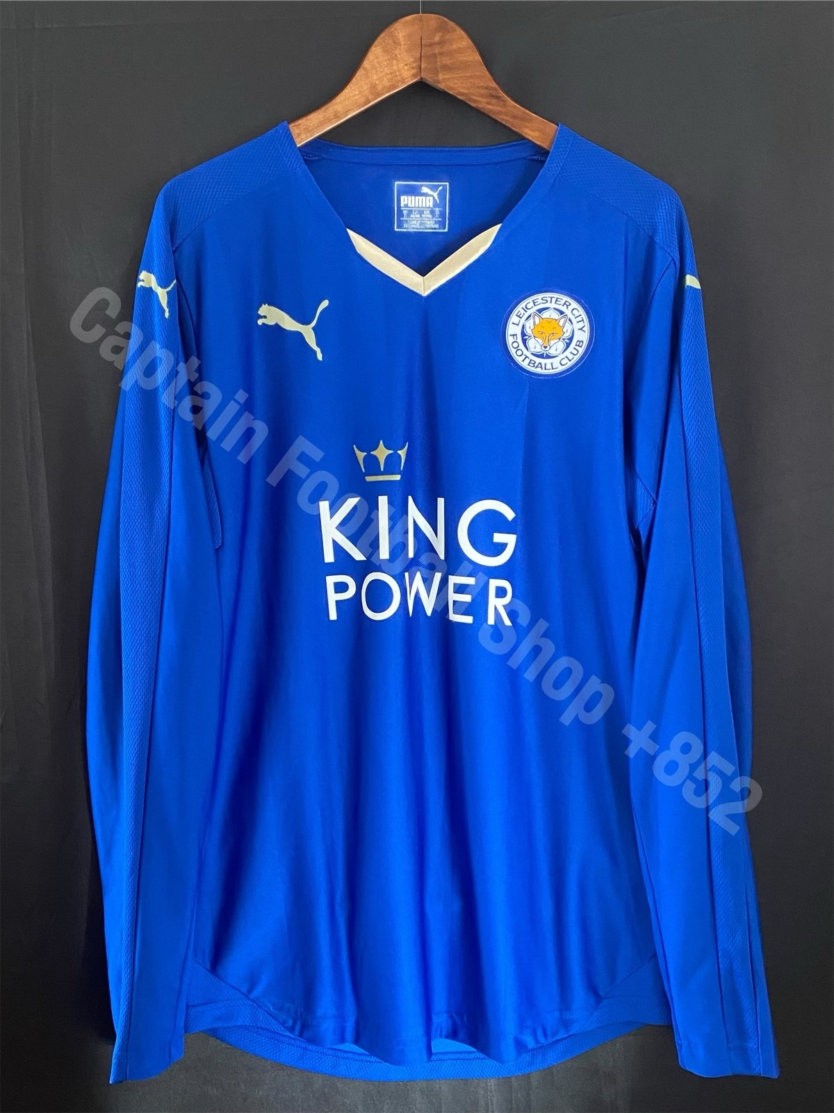 (更衣室版) 李斯特城 2015-2016 Puma 主場長袖更衣室球員版球衣