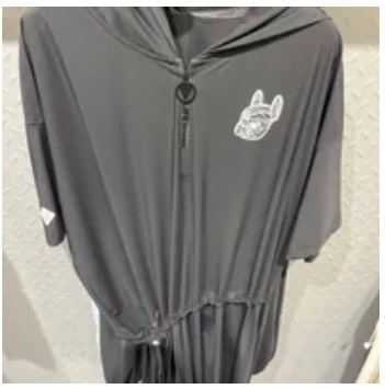 [S] LIFEWORK SMALL RADOK PRINT HOODIE ZIP DRESS,BLACK, LW232OP889-1-40 [FINEL SALE] (SLW252)