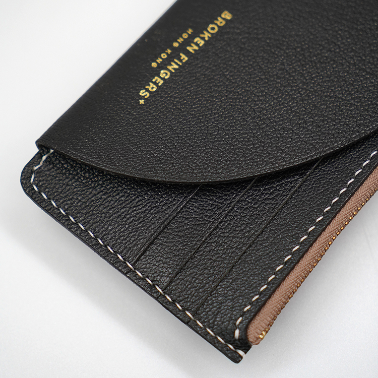 Zip Holder【 Space Black 】Italian Goatskin Small Accessories