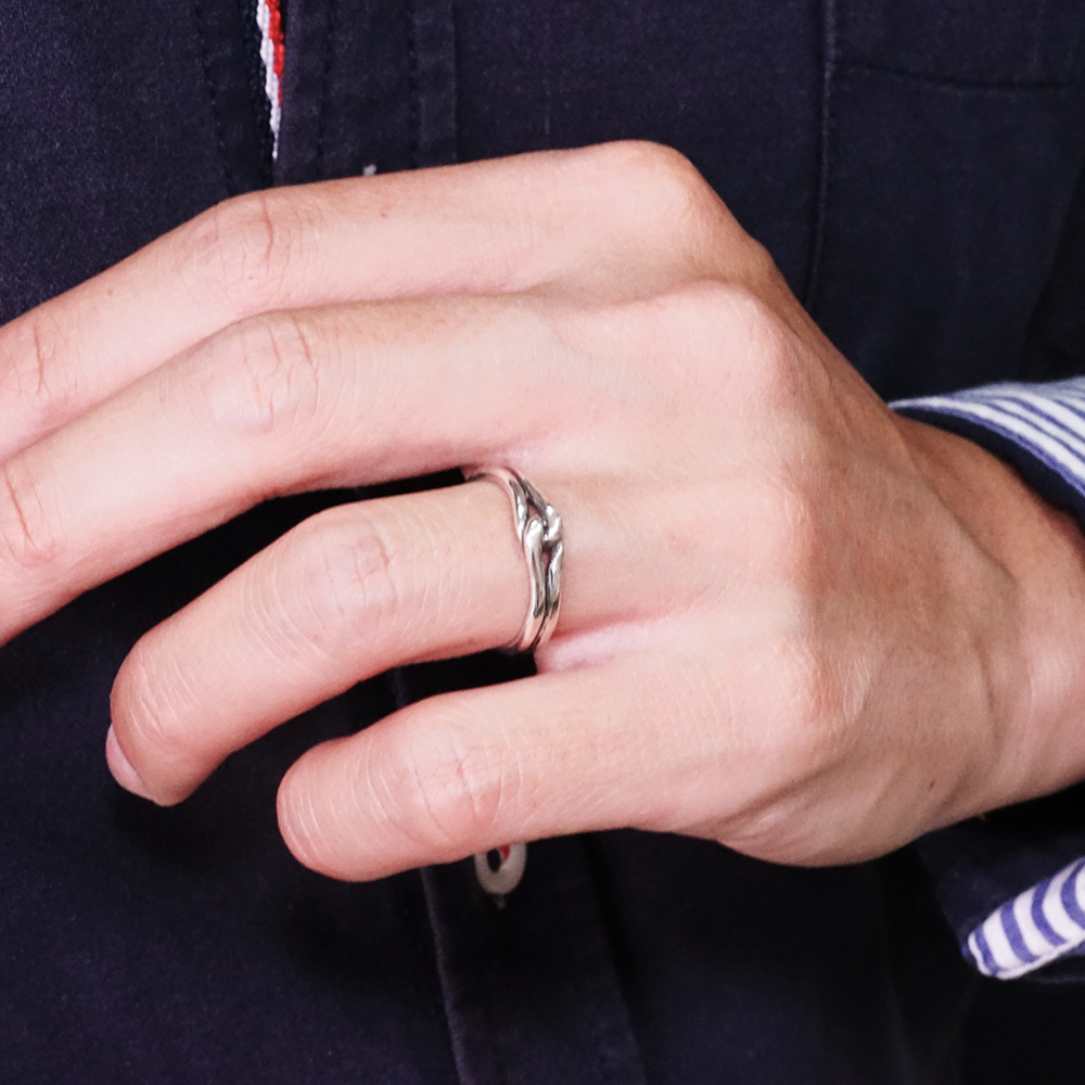 環繞銀戒 單戒 925純銀戒指