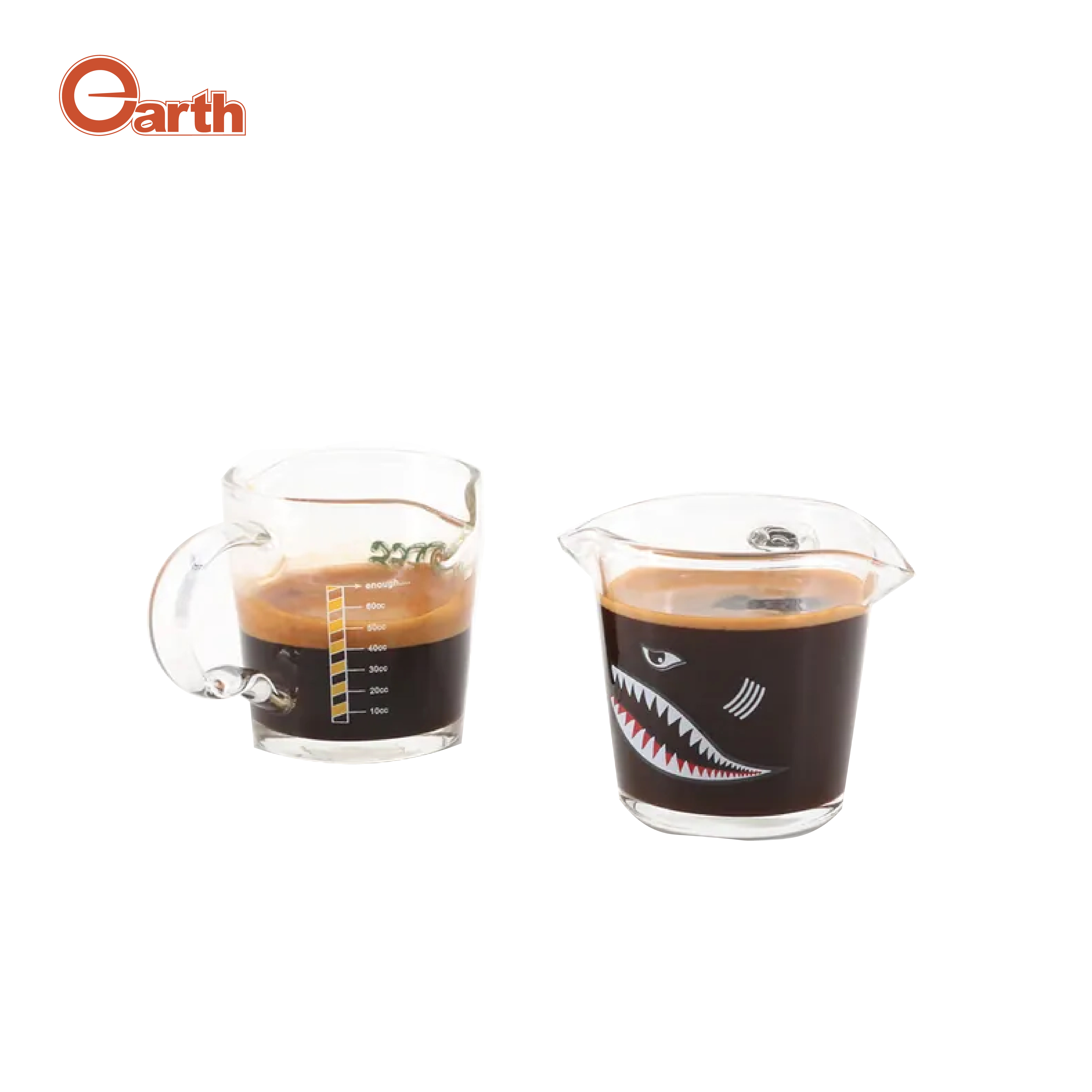 Earth 雙口濃縮杯－鯊魚款