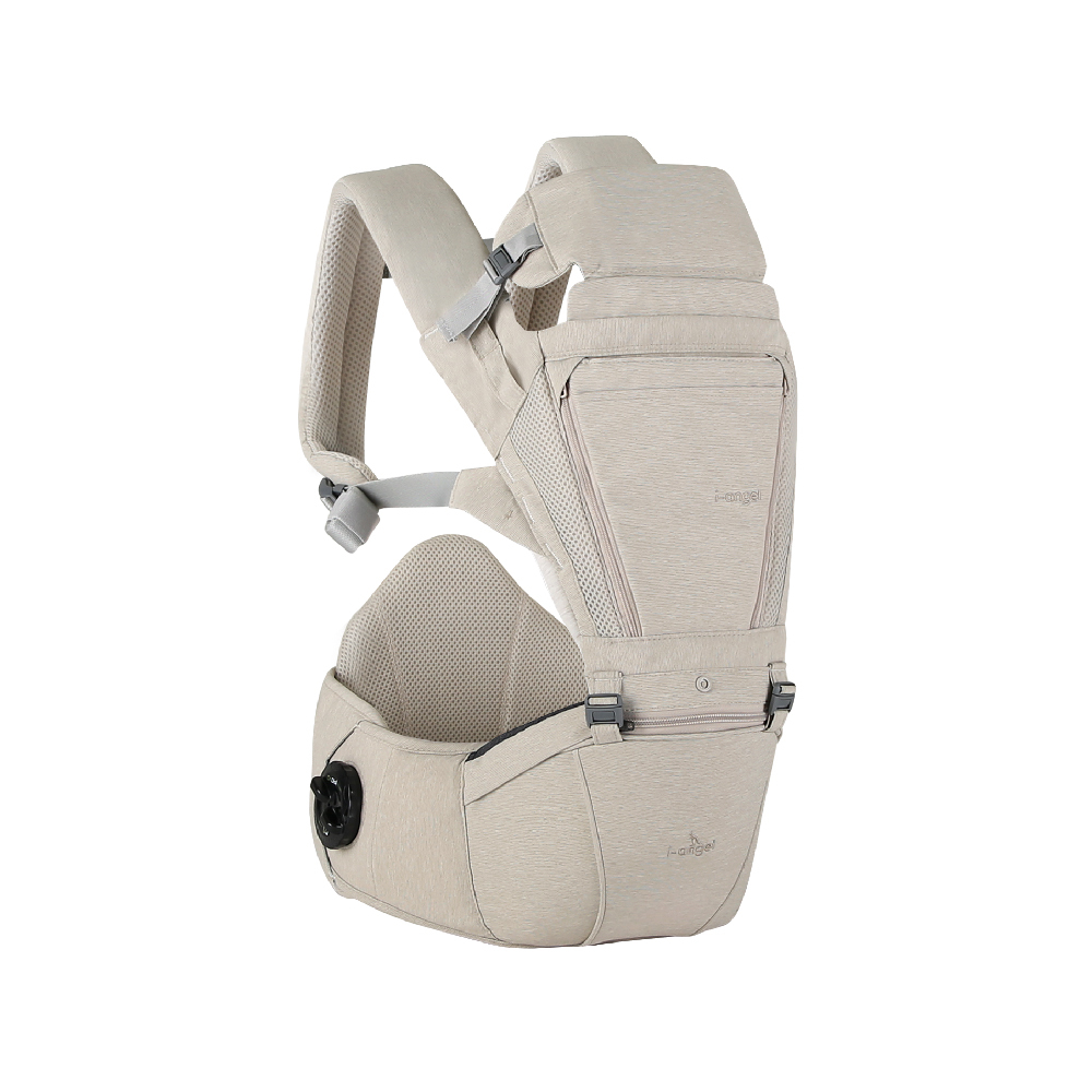 i-angel Dr. Dial Plus 2合1 腰櫈揹帶 - 忌廉米