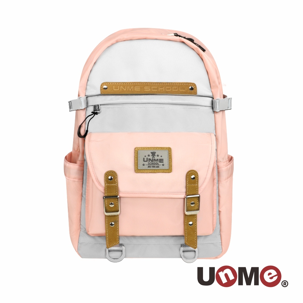 UnMe MAX風尚輕護脊背包-粉灰(U2001)